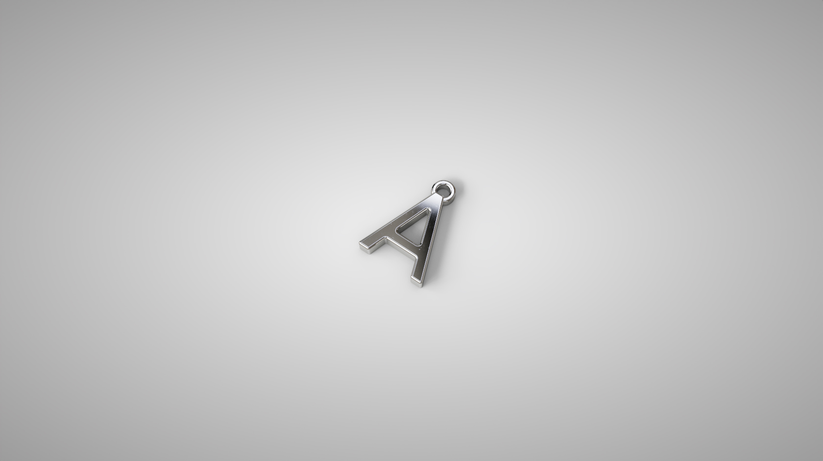 A pendant in silver
